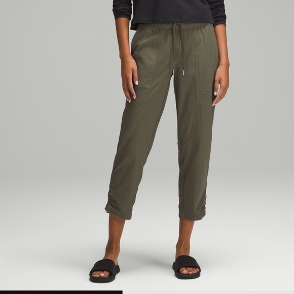 lululemon athletica Pants - Lululemon- Dance Studio Mid-Rise Cropped Pant - Amy Green